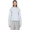 ALEXANDER WANG T ALEXANDERWANG.T BLUE FOUNDATION HOODIE