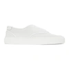 SAINT LAURENT WHITE PERFORATED VENICE trainers