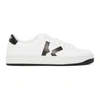Kenzo Men's Kourt Leather Low-top Sneakers In 01 White