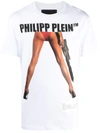 PHILIPP PLEIN BANG BANG-PRINT COTTON T-SHIRT