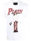 Philipp Plein Graphic-print Cotton T-shirt In White