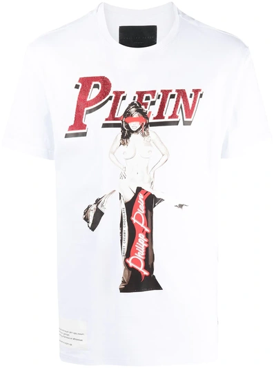 Philipp Plein Graphic-print Cotton T-shirt In White
