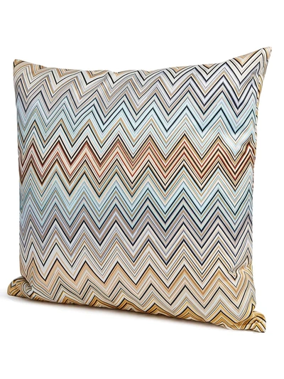 Missoni Jarris Zig-zag Cushion In Neutrals