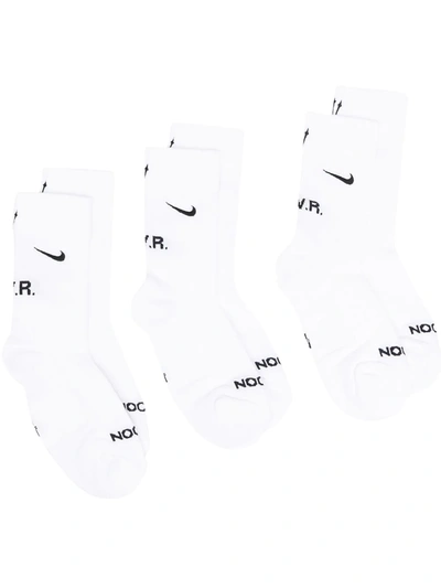 Nike X Drake Nocta Socks In White