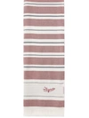 ERMENEGILDO ZEGNA HORIZONTAL-STRIPE PATTERN BEACH TOWEL