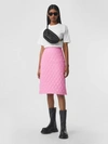 BURBERRY DIAMOND QUILTED SKIRT