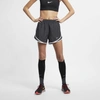 Nike Women's Dri-fit Solid Tempo Running Shorts In Black
