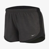 Nike Women's Tempo Brief-lined Running Shorts In Black Heather,black,black,wolf Grey