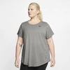 Nike Dri-fit Legend Women's Training T-shirt In Dark Grey Heather,black