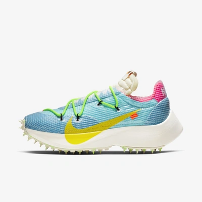 Nike X Off-whiteâ¢ Vapor Street Womenâs Shoe (polarized Blue) In Polarized Blue,sail,electric Green,tour Yellow