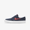 Nike Sb Stefan Janoski Big Kids' Skate Shoe (midnight Navy) - Clearance Sale In Midnight Navy,photon Dust,white,laser Crimson