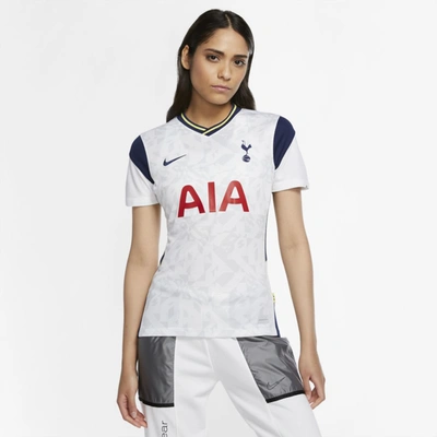 Nike Tottenham Hotspur 2020/21 Stadium Home Women's Soccer Jersey In White,binary Blue