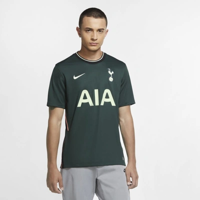 Nike Tottenham Hotspur 2020/21 Stadium Away Men's Soccer Jersey In Pro Green,barely Volt