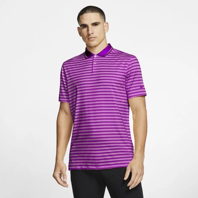 Nike Dri-fit Vapor Men's Golf Polo In Vivid Purple,pure,vivid Purple