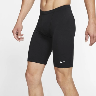 Nike Men's Swim Jammer Swimsuit In Black