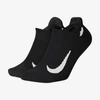 Nike Casual Sports Breathable Running Socks Couple Style 2 Pairs Black