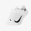 Nike Multiplier Running No-show Socks In White