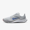 Nike Air Zoom Pegasus 37 Flyease Men's Running Shoe In Pure Platinum,wolf Grey,bright Crimson,racer Blue