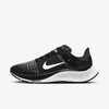 Nike Air Zoom Pegasus 37 Flyease Women's Running Shoe (wide) (black) In Black,smoke Grey,white