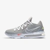 Nike Lebron 17 Low Basketball Shoe In Particle Grey,light Smoke Grey,black,white