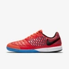Nike Lunar Gato Ii Ic Indoor/court Soccer Shoe (bright Crimson) - Clearance Sale In Bright Crimson,white,photo Blue,black