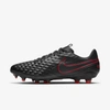 Nike Tiempo Legend 8 Pro Fg Firm-ground Soccer Cleat In Black,chile Red,dark Smoke Grey