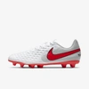 Nike Tiempo Legend 8 Club Mg Multi-ground Soccer Cleat In White,photon Dust,flash Crimson