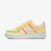 Nike Air Force 1 '07 Lx Canvas Sneakers In Yellow-pink In Melon Tint,poison Green,pink Blast,photon Dust