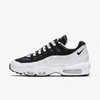 Nike Black & White Air Max 95 Essential Sneakers In White,black