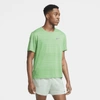 Nike Dri-fit Miler Men's Running Top (cucumber Calm) - Clearance Sale
