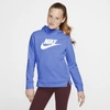 Nike Kids' Women's  Sportswear Girls' Pullover Hoodie In Blue
