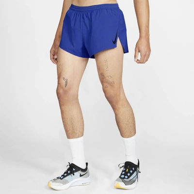 Nike Aeroswift Men's 2" Running Shorts In Hyper Royal,hyper Jade,black