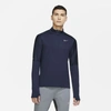 Nike Dri-fit Men's 1/2-zip Running Top In Obsidian