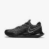 Nike Court Air Zoom Vapor Cage 4 Menâs Hard Court Tennis Shoe In Black,university Red,metallic Silver