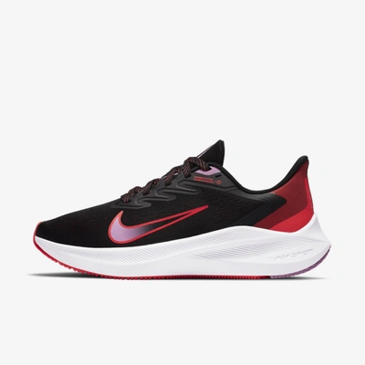 Nike Air Zoom Winflo 7 Women's Running Shoe (black) - Clearance Sale In Black,beyond Pink,flash Crimson