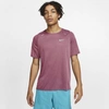 Nike Rise 365 Men's Running Top In Desert Berry,heather