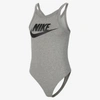 Nike Sportswear Women's Bodysuit Tank In Dark Grey Heather,black