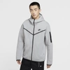 Nike Sportswear Full Zip Tech Fleece Hoodie In Grey