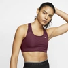 Nike Women's Swoosh Medium-support Non-padded Sports Bra In Red