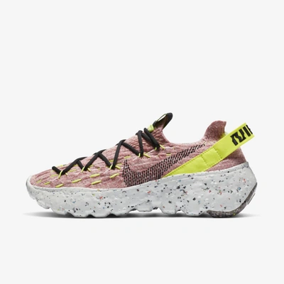 Nike Space Hippie 04 Women's Shoe In Lemon Venom,light Arctic Pink,photon Dust,black