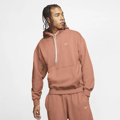 Nike Lab Men's Fleece Hoodie (healing Orange) - Clearance Sale