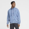 Nike Sportswear Men's Knit Wash Jacket In Blue
