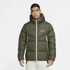 Nike Sportswear Down-fill Windrunner Men's Jacket In Twilight Marsh,twilight Marsh,twilight Marsh,black