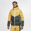 Nike Sportswear Down-fill Windrunner Men's Jacket (light Ginger) - Clearance Sale In Light Ginger,pro Green,chile Red,black