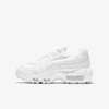Nike Kids' Air Max 95 Recraft Gs Sneaker In White,white,white,white
