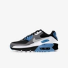 Nike Air Max 90 Ltr Big Kidsâ Shoe In Black,dark Grey,white,laser Blue