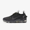 Nike Women's Air Vapormax 2020 Flyknit Running Sneakers From Finish Line In Black,black,dark Grey