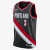 Nike C.j. Mccollum Trail Blazers Icon Edition 2020  Nba Swingman Jersey In Black