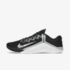 Nike Metcon 6 Flyease Rubber-trimmed Mesh Sneakers In Black,white,light Smoke Grey,light Smoke Grey