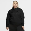 Nike Women's  Sportswear Tech Fleece Windrunner Full-zip Hoodie (plus Size) In Black